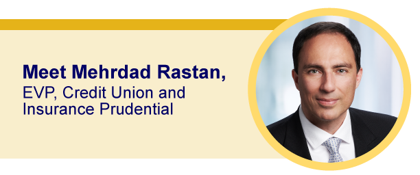 Meet Mehrdad Rastan, EVP Credit Union & Insurance Prudential